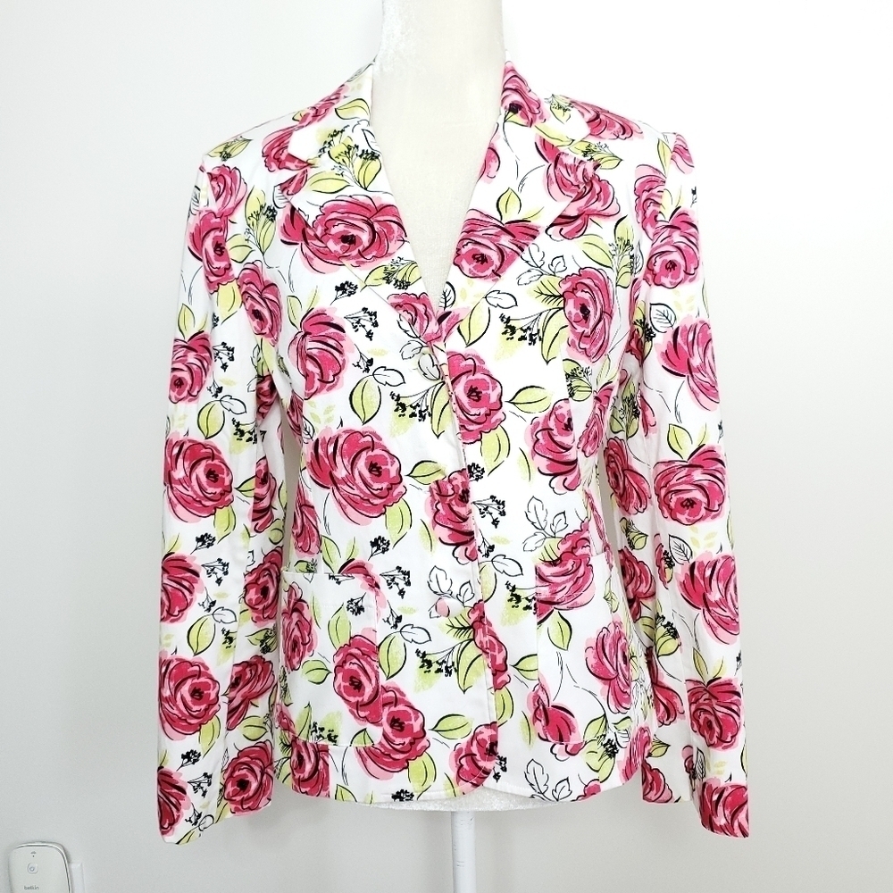 Fieldgear floral blazer medium